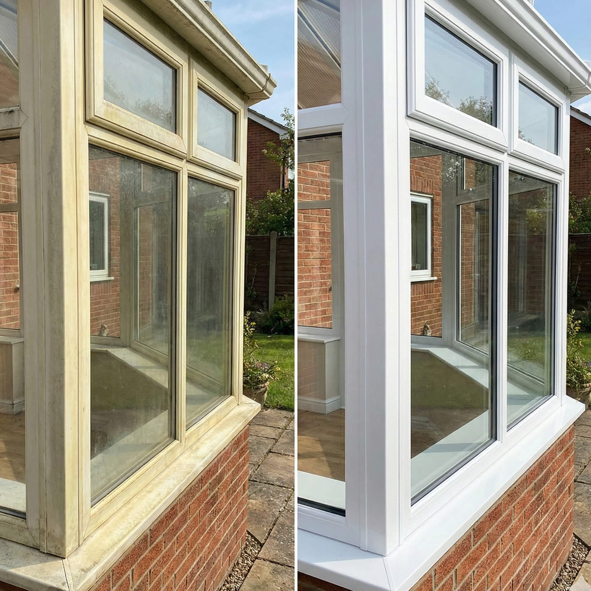 Heritage Brilliant White uPVC Restoration Kit Use 2