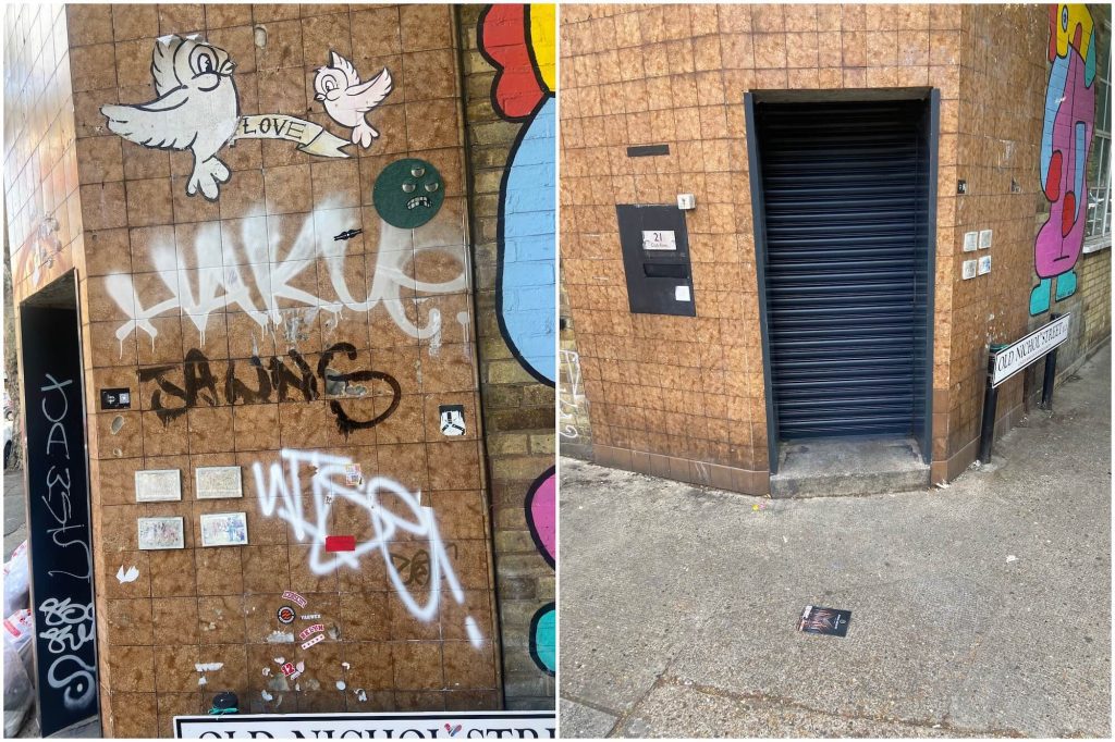 full commercial graffiti removal frontage restoration in shoreditch london 3