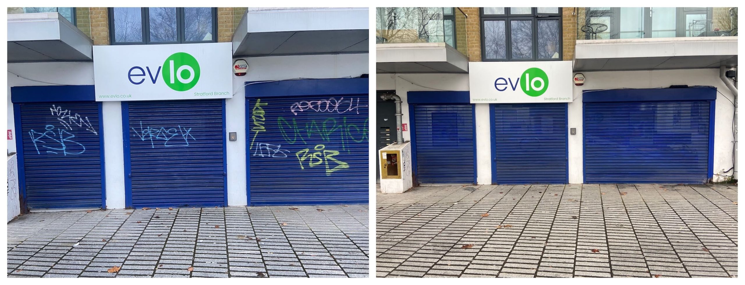 east london commercial graffiti removal
