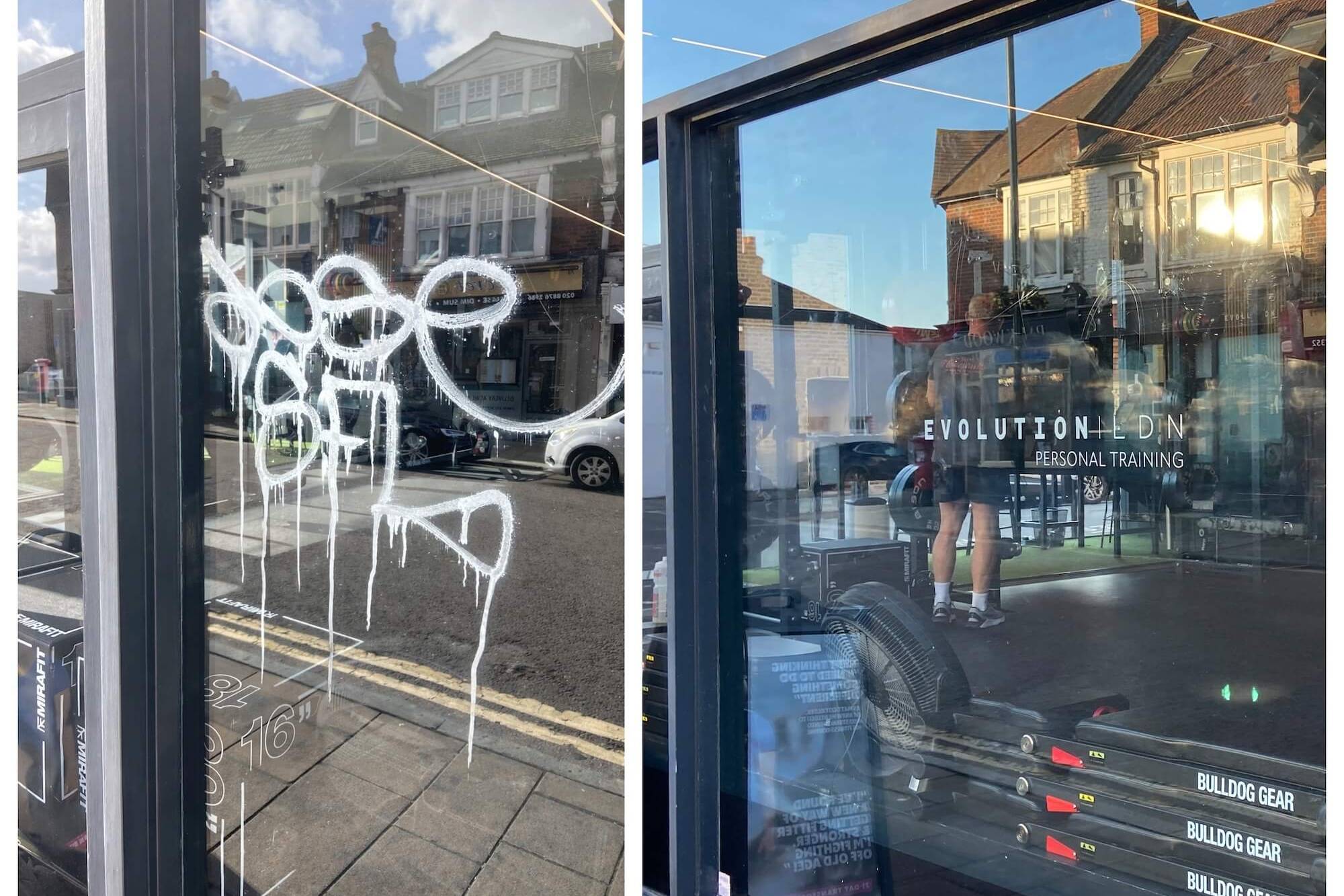 london acid etched graffiti removal south london