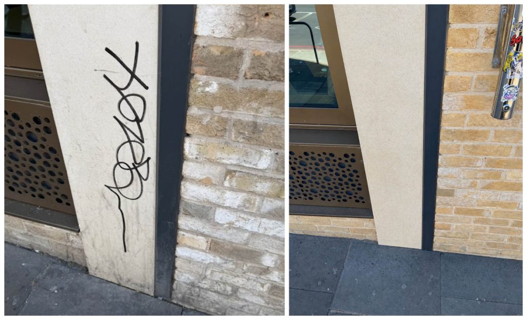commerical graffiti removal london dalston