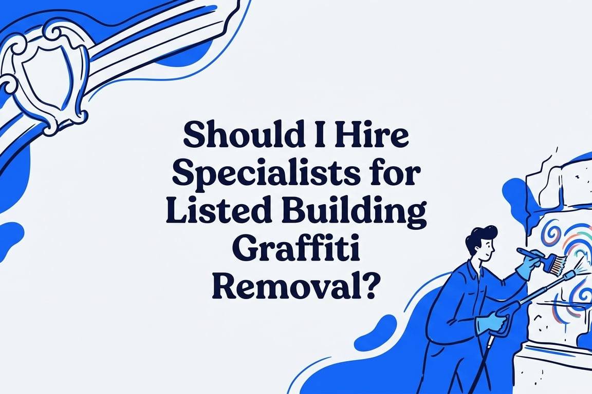 should i hire specialists for listed building graffiti removal