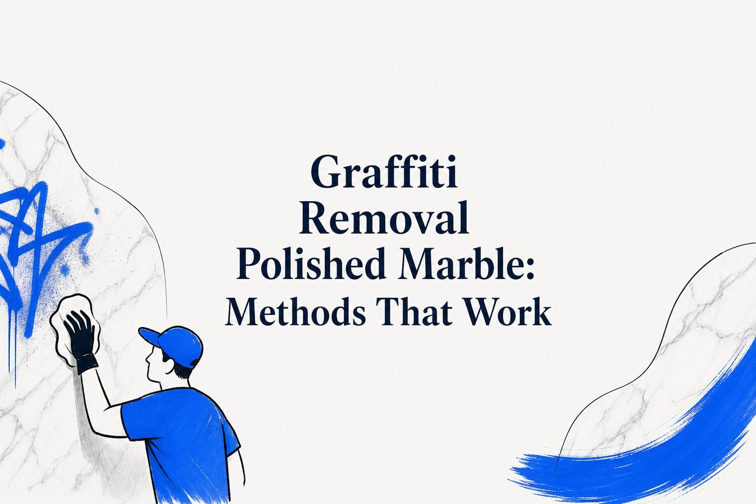 graffiti removal polished marble