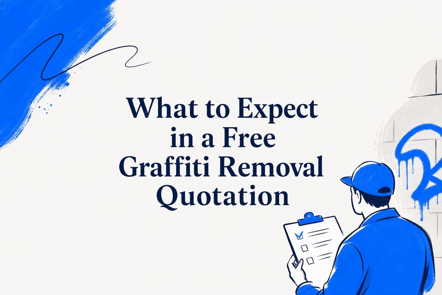 what to expect in a free graffiti removal quotation