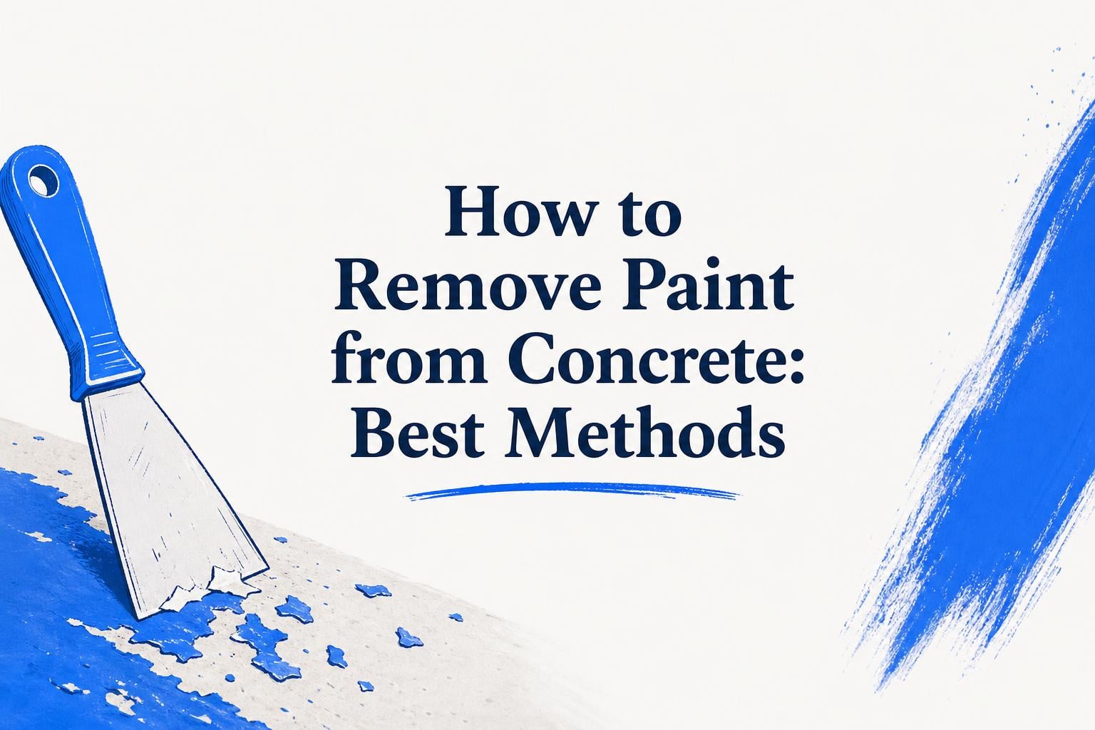 how to remove paint from concrete