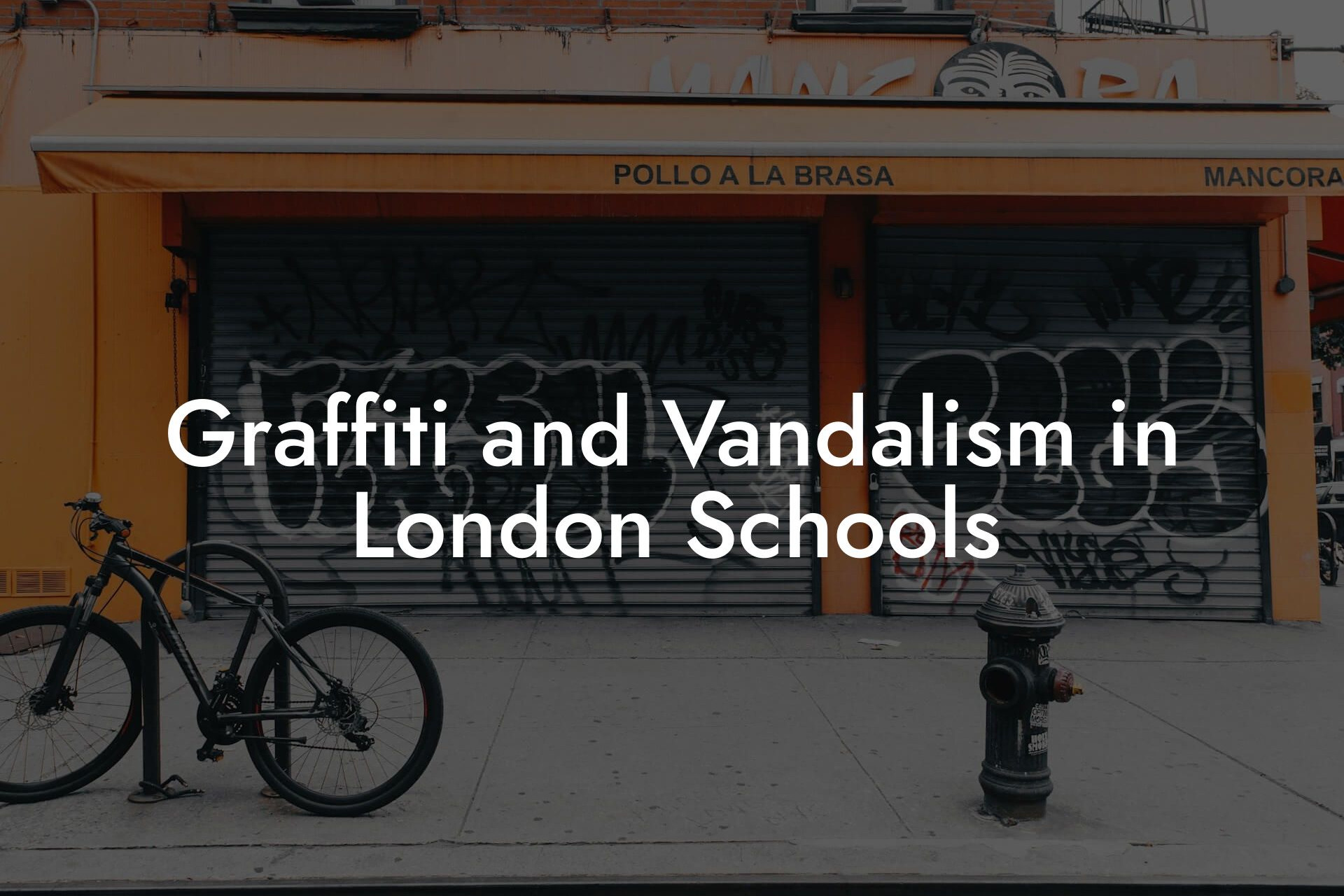 Graffiti and Vandalism in London Schools