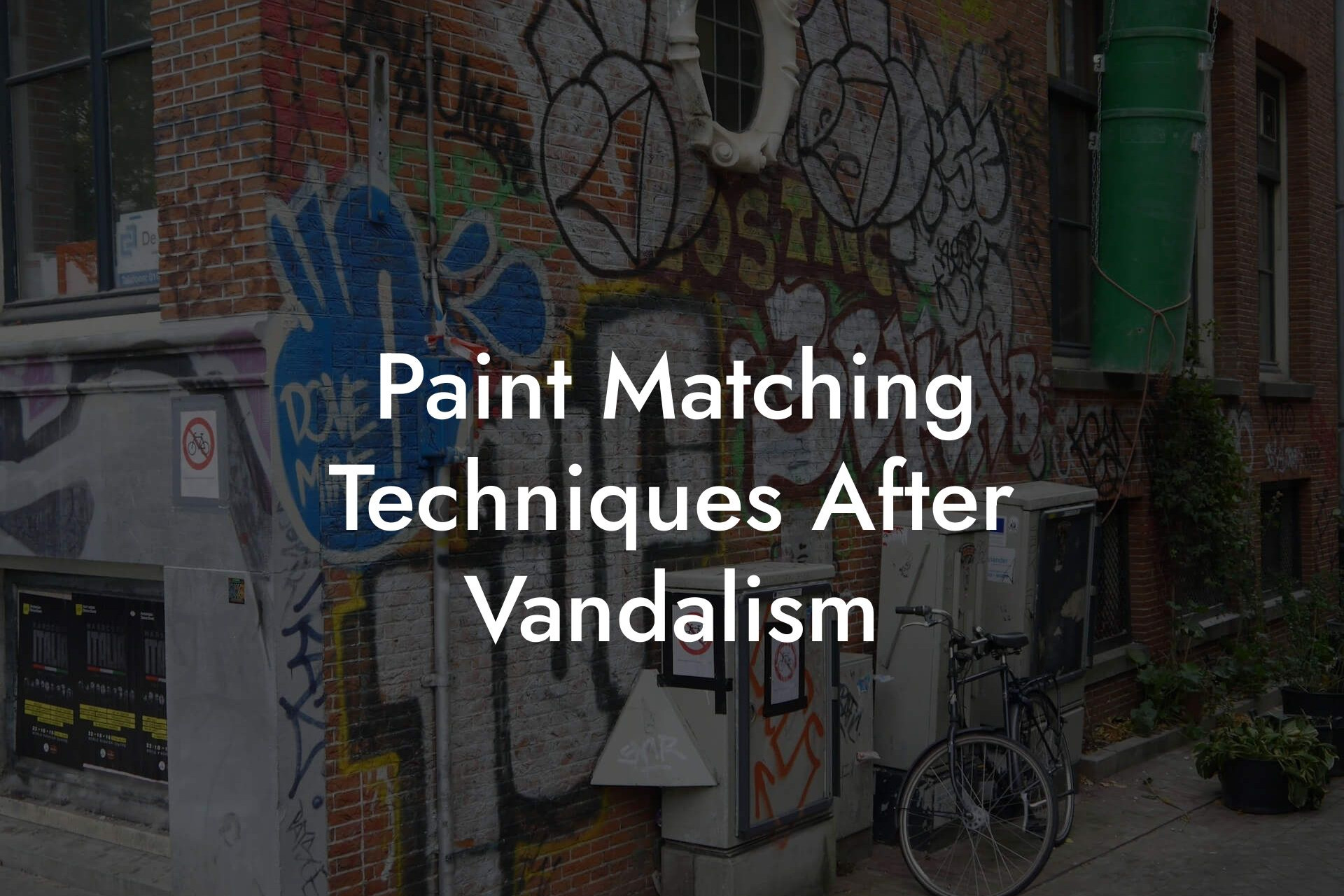 Paint Matching Techniques After Vandalism